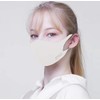 AIRGILL Airgill Fabric Antibacterial Mask, L, Cream