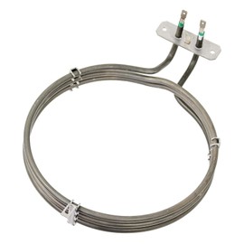 SPARES2GO 3 Turn Round Heater Heating Element compatible with Rangemaster 55 90 110 Classic Fan Oven Cooker (2500w)