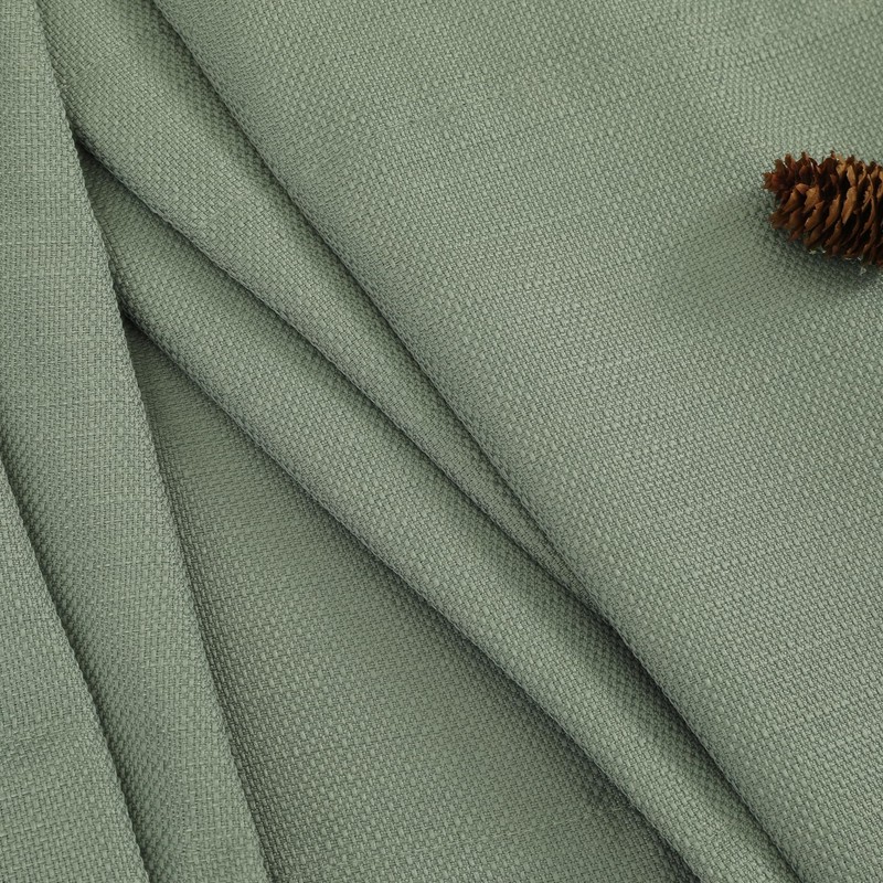 Chyhomenyc Sage Green Valance for Windows, Light Filtering Faux Linen
