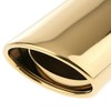 R-STYLE Oval Type Stainless Steel Muffler Cutter for Easy Dress