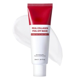 Hydrolyzed Collagen Wrapping Mask, Peel Off Facial Mask for elasticity, Hydrating, Glow, Glass Skin, Face Moisturizer, Korean Skin Care