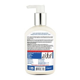 Crema con Péptidos de Colágeno tipo l lll llV Vll y XVll Enriquecida con Ácido Hialurónico, Q10 Colágeno C5 AGE 240 ml