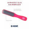 Kent AHGLO01 Airhedz Glo Half Round Narrow Detangling Hair Brush