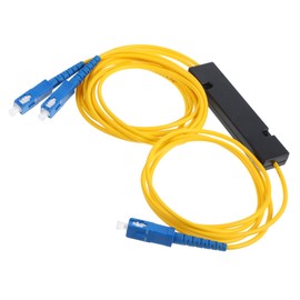 TEHAUX Fused Optical Fiber Splitter for Tv Durable Singlemode Cable for Home Theater Systems Ensures Transmission with Minimal Distortion High Performance Signal Stability
