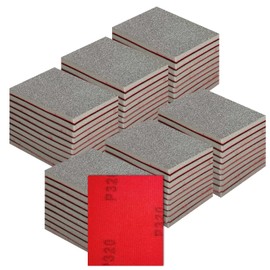 Sanding Sponge Set 60Pcs 320 Grit Sanding Block Pads Dry Wet Sanding Sponge Soft Foam Fine Drywall Sandpaper for Crafts Furniture Wood Drywall Metal Rust Removal Polishing