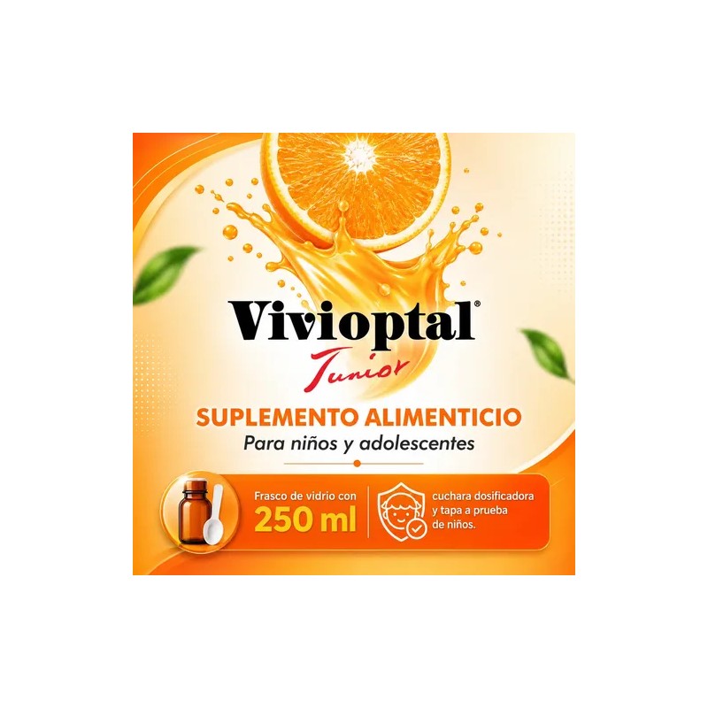 Vivioptal Junior Multivitamínico Para Niños Jarabe 250 Ml