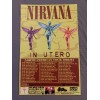 NIRVANA Poster 1993/94 IN UTERO US TOUR Custom Design 11x17”