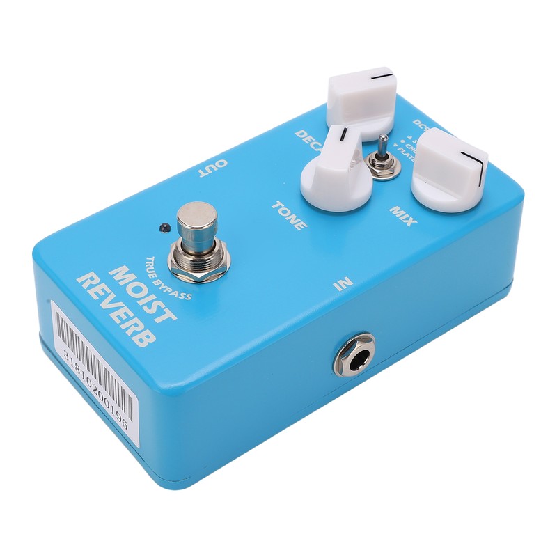 Electric Guitar Effect Pedal Moist Reverb 3 Modes Adjustable Single