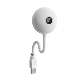 Snblzhef Tuya WiFi USB MiNi Camera 3MP Advanced Security Camera with Motion Detection and Two-Way Audio HD Camera