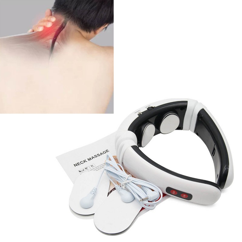 Electric Pulse Neck Massager Relieve Fatigue Tension Neck Relax Massage