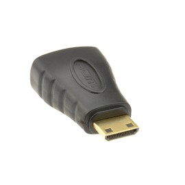 kenable HDMI Female Socket to Mini Type C Male Plug Converter Adapter GOLD