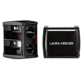 Laura Mercier Cosmetic Pencil Sharpener, Dual-End, For Lip Liner, Eyeliner and Eyebrow Pencils, Includes Cleaning Pick