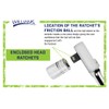 Williams JHWS-52EHA 1/2-Inch Drive Enclosed Head Ratchet with Chrome Finish,