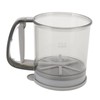 Locadence Flour Sifter, Hand Press Double Layer Handheld Flour Strainer