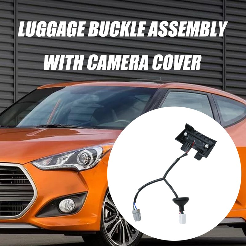 Vkinman 81260-2V010 Hatch Button Trunk Latch Assembly, Tailgate Rear Hatch