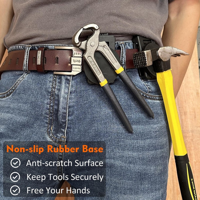 YUANQIAN Heavy Duty Magnetic Tool Belt Clip N52 Magnets Non