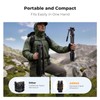 K&F CONCEPT 73” Camera Tripod with Fluid Head, Aluminum Travel