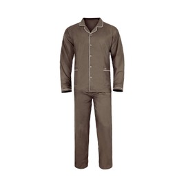 e.VIP Oswald Men's Pyjamas, Beige grey (cotton modal)