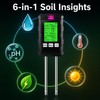 6-in-1 Digital Soil Tester for Garden Care – Multi-Function pH,