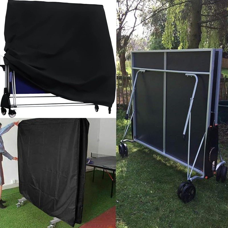 Funda para Mesa de Ping-Pong,Oxford 600D Cubierta Plegable Tenis de