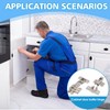 Sensys 8645i TH52 110 Degree Standard Hinges with Self-Closing Mechanism,