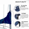 SavvyCraft Waterproof Mainsail Boom Cover, Heavy Duty 600D Sailboat Mainsail