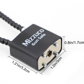 Cable Gun Locks with Keys Simple Operation 8.5" Compatible with Pistols, Handguns, Rifles, and Shotguns, Home and Storage for Firearm Locking and Safety 1PC