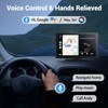 HAUXIY Wireless Apple Carplay Screen for Car 4K Dash Cam,