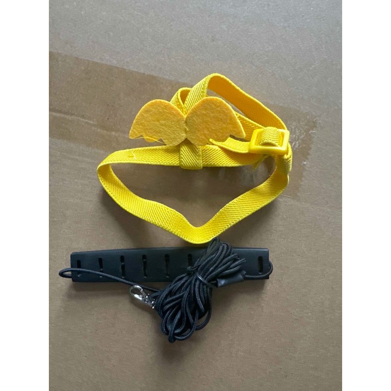 Random Adjustable Parrot Bird Harness Leash Set Anti-bite Training Harness