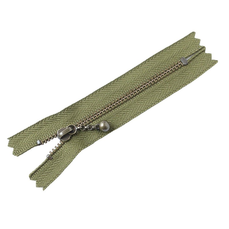 Y.K.K 3GKB10-6MIX Fastener with Beads, AG, 6 Color Set, 3.9
