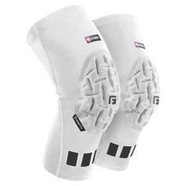 G-Form Pro Padded Compression Knee Sleeve - Knee Support for Men & Women - White, Adult X-Small