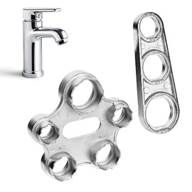 XTDMJ 2-piece set aerator service key, aerator mounting key, tap sieve aerator key tool, aerator mounting key for M16 / M18 / M20 / M22 / M24 / M28