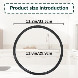 Gxcdizx [2025 New] 2Pcs 09985 Pressure Canner Sealing Ring Gasket for Presto 01745 01751 01755 01781 01782, for presto Pressure Cooker 16 18 23 Quart, 4 Overpressure Plug, Pressure Canner Parts