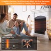Rumlick Oxford Cloth Magnetic Fireplace Cover - 39" x 32",