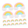 SEWACC 50pcs Rainbow Erasers Mini Erasers for Bulk Erasers Pencil