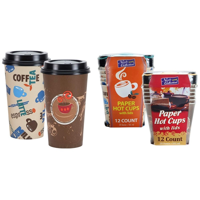 Nicole Home Collection 770 Disposable Hot Lid-20 oz | Pack