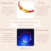 Libela Pulsera Libela de Protección Roja con Ámbar Mediano
