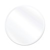 USHOWER 24" Round Frameless Wall Mirror with Beveled Edge -