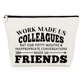 Coworker Gifts for Women Makeup Pouch Funny Colleagues Appreciation Gifts Leaving Away Gift for Women New Job Farewell Gifts Retirement Gifts Cosmetic Bag Thank You Christmas Birthday Gifts for Boss