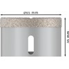 Bosch 2608599020 X-LOCK Dry Speed Diamond 2.6 inches (65 mm)