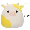 Squishmallows Original 7.5-Inch - Bodie the Yellow and White Cow