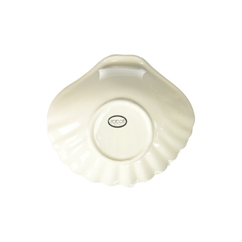 Abbott Collection Shell Soap Dish, White