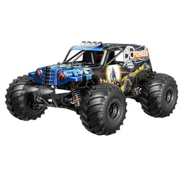 1/14 Brushless RC Cars for Adults & Boys, Fast 52KM/H(3S 70KM/H),Oil Shock Absorber Electric 4WD High Speed RC Car, All-Road Remote Control RC Truck with Two 2S Lipo Batteries, Compatible with 3S Lipo