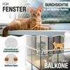 Samtpfote® Cat Net for Balconies and Windows, 6 x 3