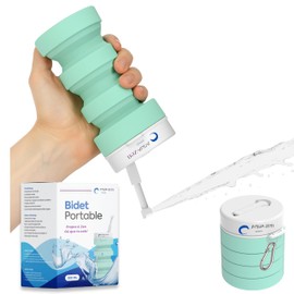 Istinja Tragbares Bidet – Hygiene/Intimhygiene, Praktisch für Frauen nach der Geburt/Schwangerschaft & Baby – Perineum-/Po-Dusche, Faltbar, Passt in Handtasche & Rucksack, Outdoor, Camping, Kompakt