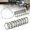 Clutch Kit & Friction Steel Plates Cover Gasket Compatible with