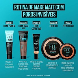 Maybelline New York Fit Me Matte  Poreless Mattifying Face Primer Makeup With Sunscreen, Broad Spectrum SPF 20, Clear, 1 Fl Oz                        
