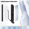 Portable Inflatable Lumbar Support Cushion Ergonomic Back Support Pillow for