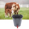 8L Plastic Feeder Bucket with Nipples Check Valves Feeding Equipment