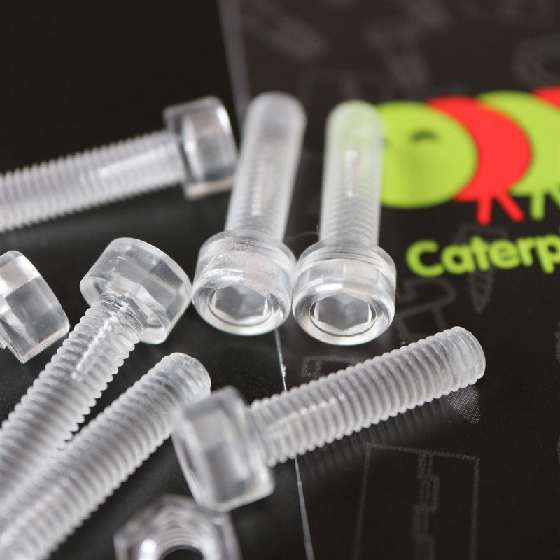 50 x Polycarbonate Allen Head Hex Head Plastic Machine Screws